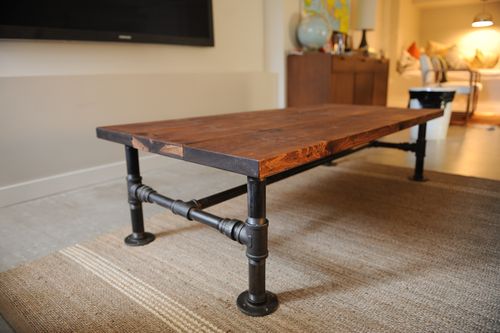 DIY Industrial Coffee Table – Priscilla Locke